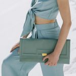 Pistachio Leather Satchel