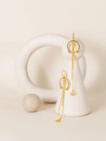 24K Gold-plated 925 sterling silver earrings - AM BY AGAPI