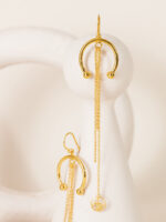 24K Gold-plated 925 sterling silver earrings - AM BY AGAPI