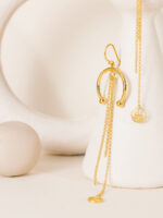 24K Gold-plated 925 sterling silver earrings - AM BY AGAPI