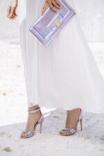 Light Lavender Leather Satchel - Image 2