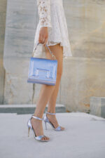 Exclusive Light Lavender Leather Handbag - Image 3