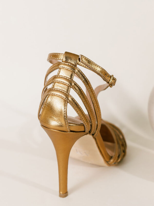 Sandal Heels made of 100% genuine leather - AM BY AGAPI