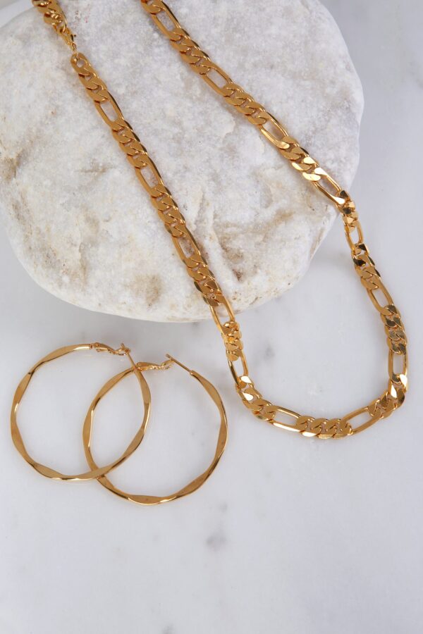 gold-plated-brass-chain-necklace-earrings-am-byagapi