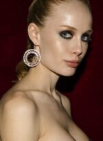 Σκουλαρίκια στρας με Ορειχάλκινο επίχρυσο 24κ κούμπωμα 2 - Image 2